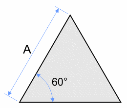 Gleichseitiges Dreieck Berechnung